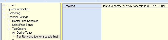 configureTaxRounding